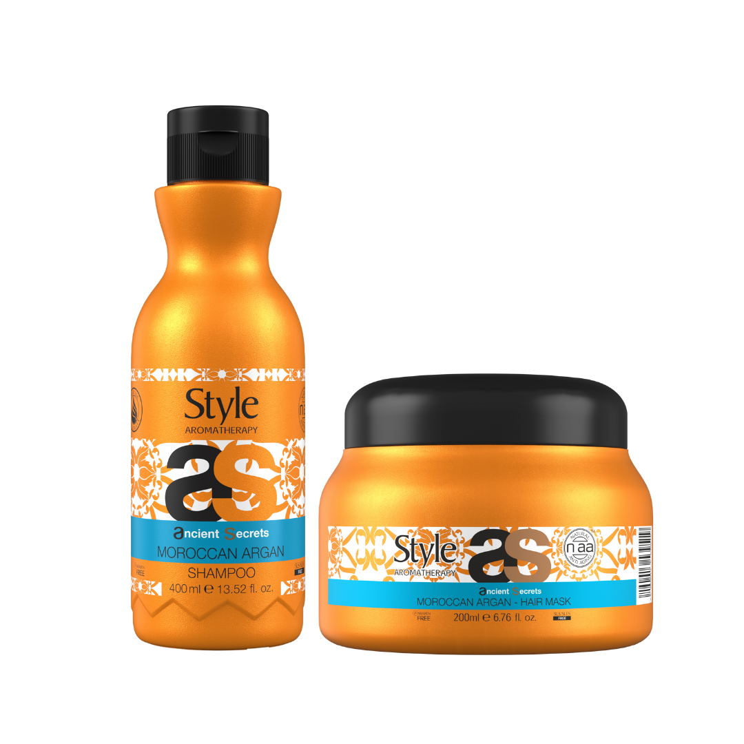 MOROCCAN ARGAN SHAMPOO + MASK