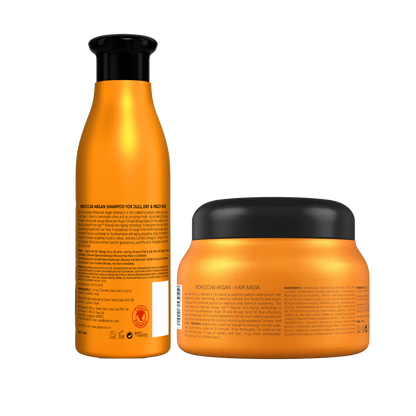 MOROCCAN ARGAN SHAMPOO + MASK