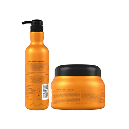 MOROCCAN ARGAN SHAMPOO + MASK