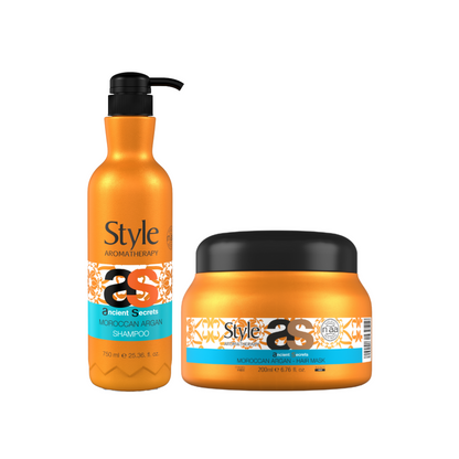 MOROCCAN ARGAN SHAMPOO + MASK