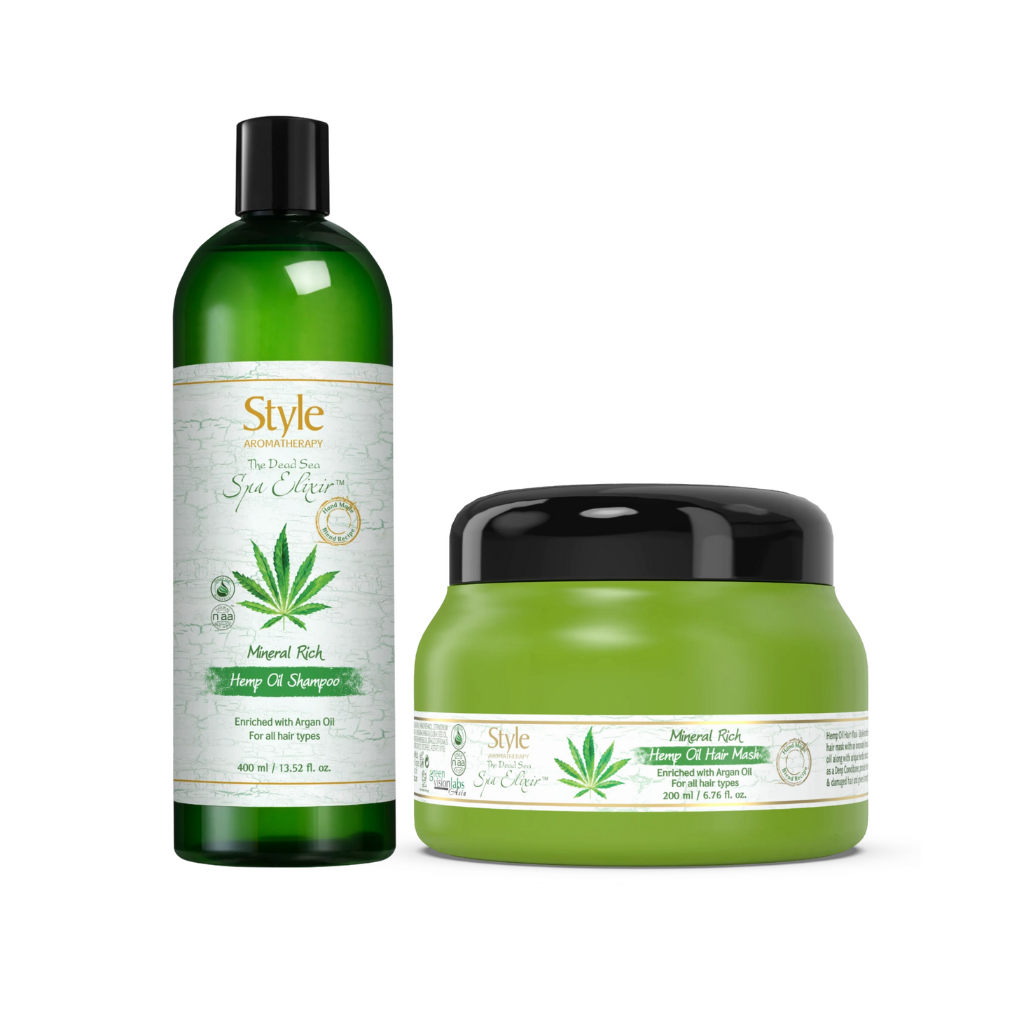 HEMP OIL SHAMPOO + MASK