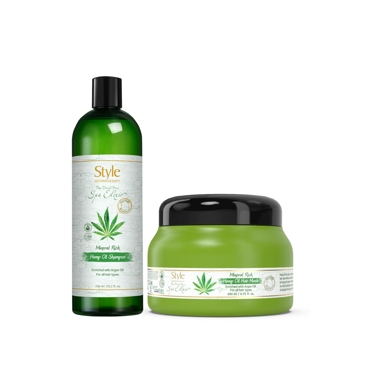 HEMP OIL SHAMPOO + MASK